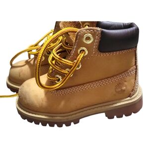 Timberland Tan and Brown Boots with Rugged Sole